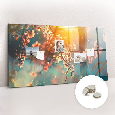 Tableau pour magnet Fleurs de printemps
