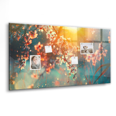 Tableau pour magnet Fleurs de printemps