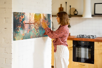 Tableau pour magnet Fleurs de printemps