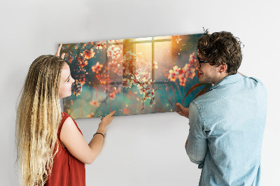 Tableau pour magnet Fleurs de printemps