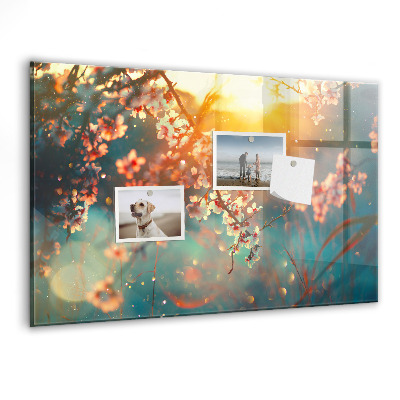 Tableau pour magnet Fleurs de printemps