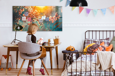 Tableau pour magnet Fleurs de printemps