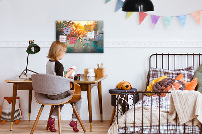 Tableau pour magnet Fleurs de printemps