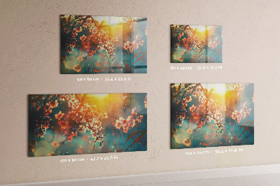 Tableau pour magnet Fleurs de printemps