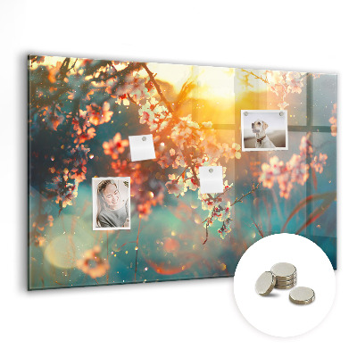 Tableau pour magnet Fleurs de printemps