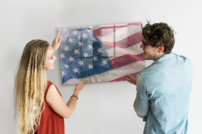 Tableau mural magnétique drapeau américain
