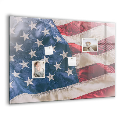 Tableau mural magnétique drapeau américain