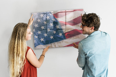 Tableau mural magnétique drapeau américain