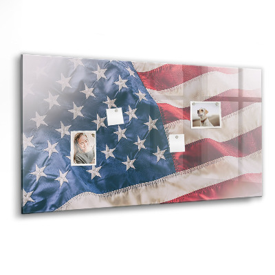 Tableau mural magnétique drapeau américain