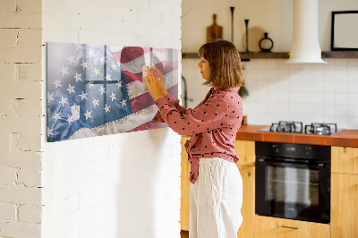 Tableau mural magnétique drapeau américain
