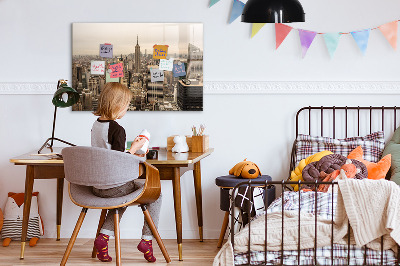 Tableau pour magnet Paysage urbain