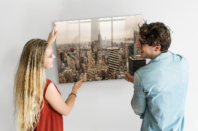Tableau pour magnet Paysage urbain