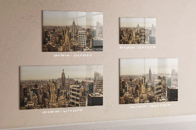 Tableau pour magnet Paysage urbain