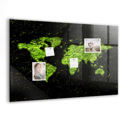 Tableau magnétique enfant Carte du monde