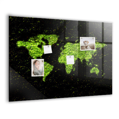 Tableau magnétique enfant Carte du monde