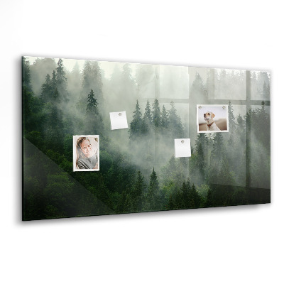 Tableau aimanté horizontal Forêt brumeuse