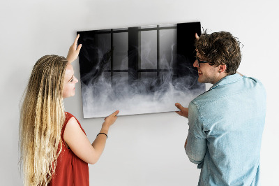 Tableau mural magnétique Fumée