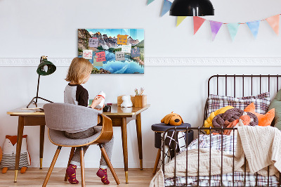 Tableau mural magnétique Paysage de montagne
