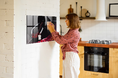 Tableau magnétique design horizontal Vin