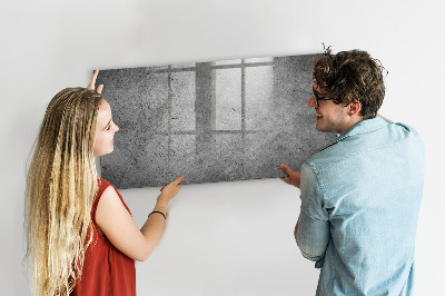 Tableau effaçable magnétique horizontal Mur industriel