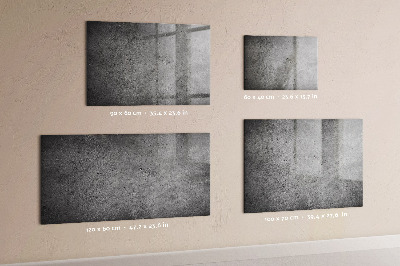 Tableau effaçable magnétique horizontal Mur industriel