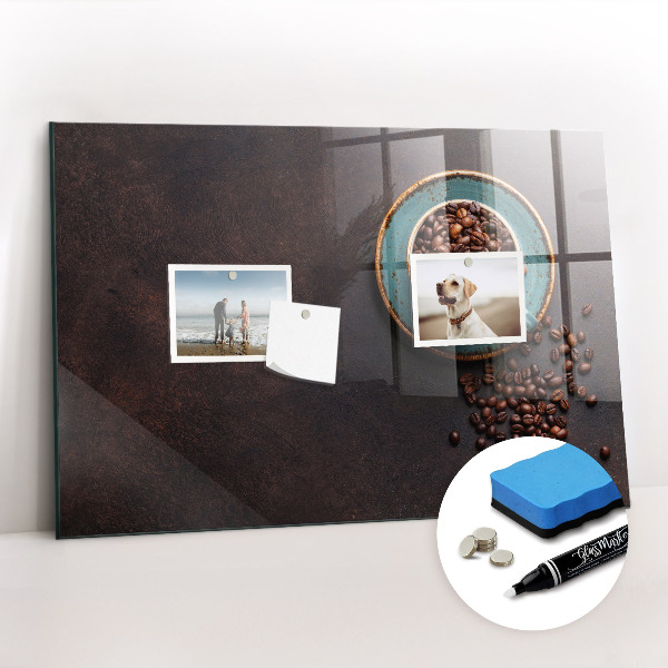 Tableau magnétique design horizontal Une tasse de café
