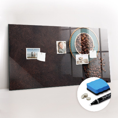 Tableau magnétique design horizontal Une tasse de café