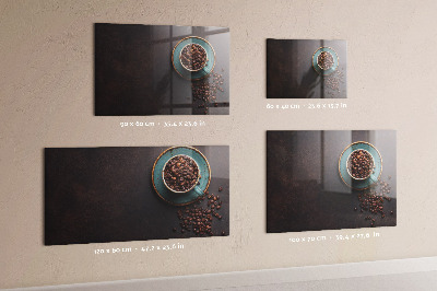 Tableau magnétique design horizontal Une tasse de café