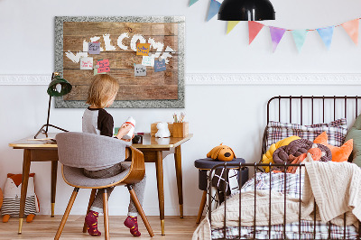 Tableau magnétique design horizontal Panneau de bienvenue