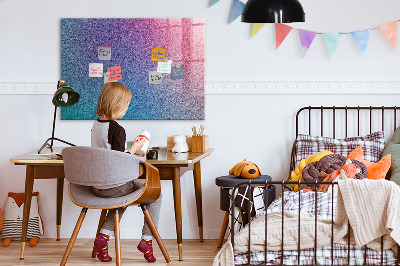 Tableau magnétique design horizontal Motif dégradé