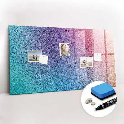 Tableau magnétique design horizontal Motif dégradé