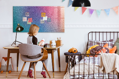 Tableau magnétique design horizontal Motif dégradé