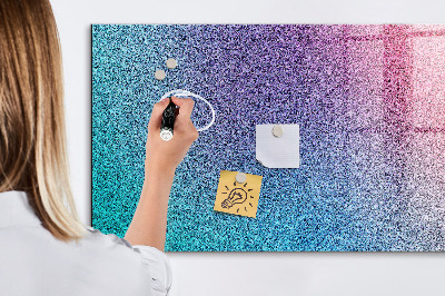 Tableau magnétique design horizontal Motif dégradé