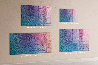 Tableau magnétique design horizontal Motif dégradé