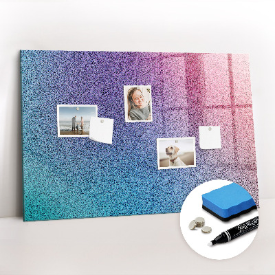 Tableau magnétique design horizontal Motif dégradé