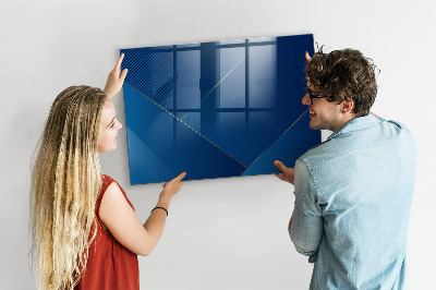 Tableau magnétique design horizontal Abstraction décorative