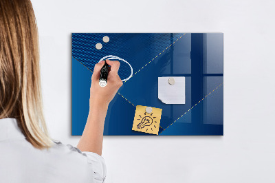 Tableau magnétique design horizontal Abstraction décorative