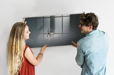 Tableau magnétique design horizontal Vagabond dans l'obscurité