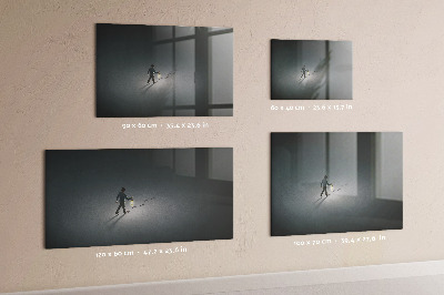 Tableau magnétique design horizontal Vagabond dans l'obscurité