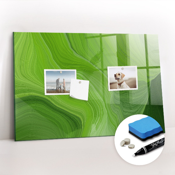 Tableau magnétique design horizontal Ondes modernes