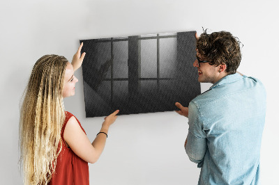 Tableau magnétique verre Abstraction sombre