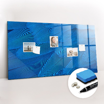Tableau magnétique design horizontal Plume d'oiseau