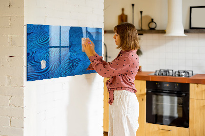 Tableau magnétique design horizontal Plume d'oiseau