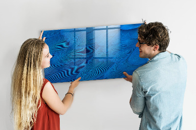 Tableau magnétique design horizontal Plume d'oiseau