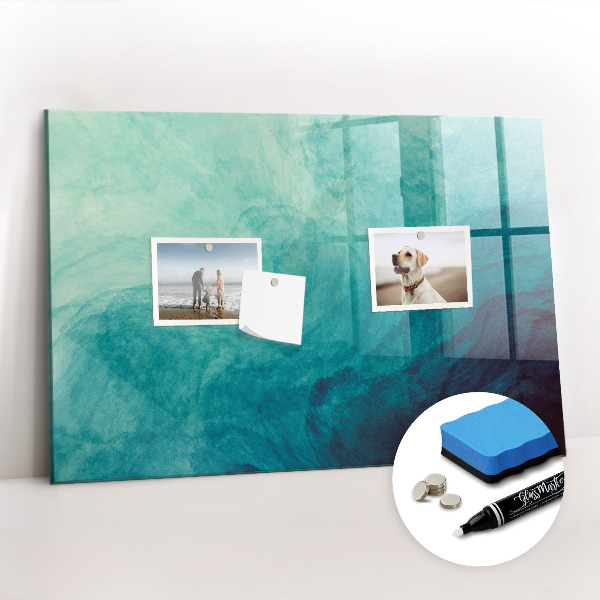 Tableau magnétique design horizontal Profondeur d'abstraction