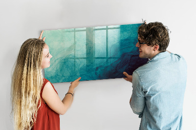 Tableau magnétique design horizontal Profondeur d'abstraction