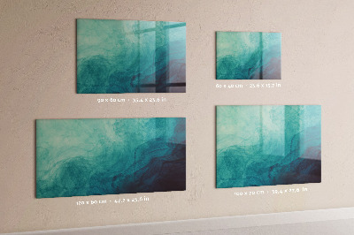 Tableau magnétique design horizontal Profondeur d'abstraction