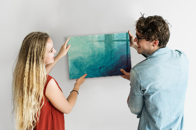 Tableau magnétique design horizontal Profondeur d'abstraction