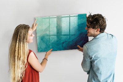 Tableau magnétique design horizontal Profondeur d'abstraction