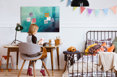 Tableau magnétique design horizontal Profondeur d'abstraction